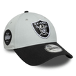 Bone Masculino New Era 9Forty Las Vegas Raiders NFL Cinza-60758990- -3-